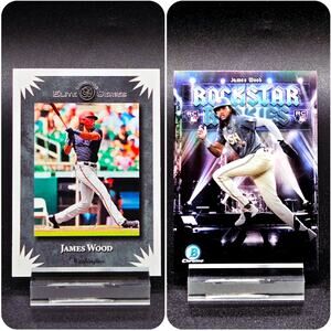 James Wood Bowman Chrome Rockstar Rookies Elite RC Nationals Top Prospect